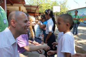 A warm welcome at Las Tias for Rich and our other travelers